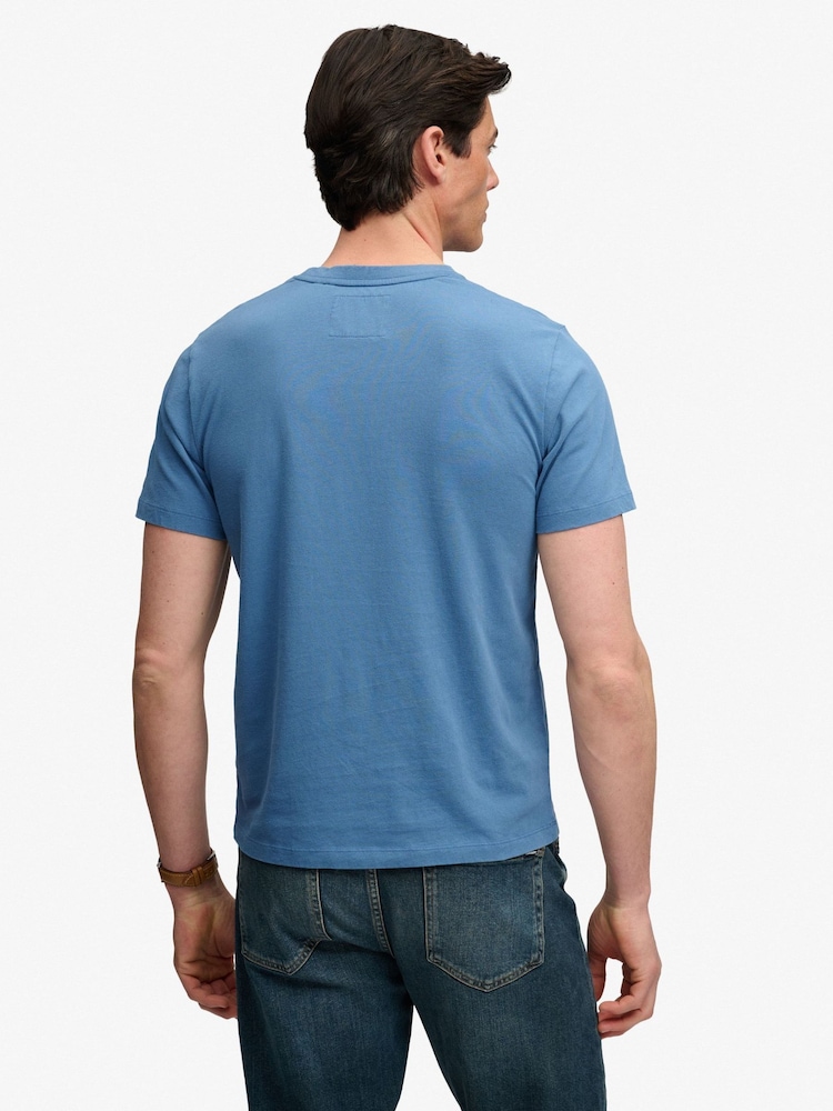 Superdry Blue Vl Classic T-Shirt - Image 2 of 7