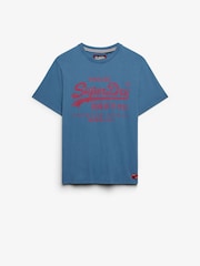 Superdry Blue Vl Classic T-Shirt - Image 6 of 7