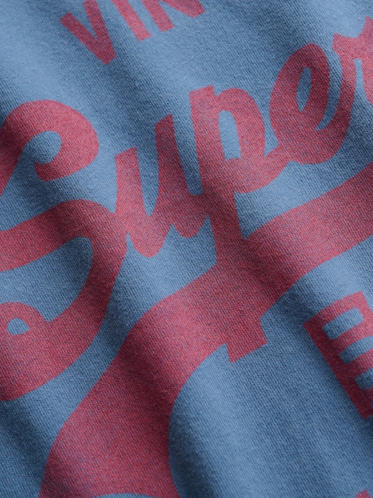 Superdry Blue Vl Classic T-Shirt - Image 7 of 7