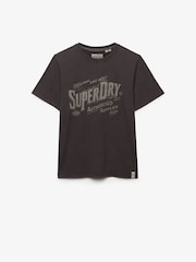 Marrón - Superdry Vintage Workwear Print T-Shirt - Imagen 6 de 7