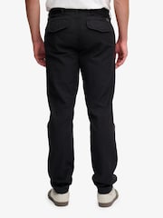 Superdry Charcoal Black Tapered Washed Chinos - Image 4 of 6