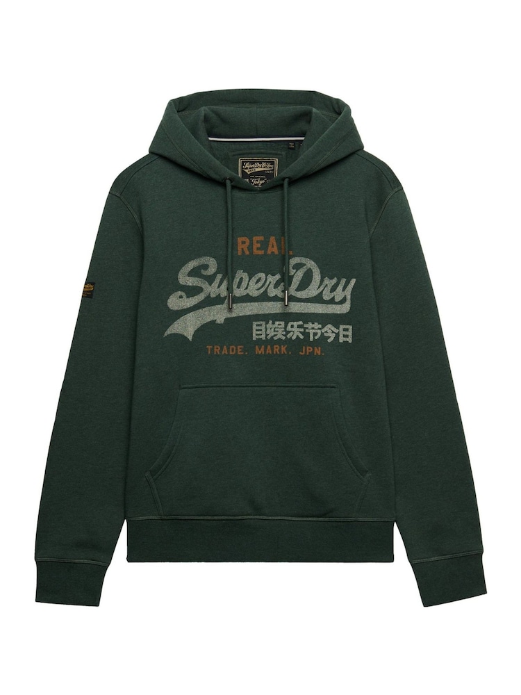 Superdry Green Vl Heritage Relaxed Hoodies - Image 1 of 2