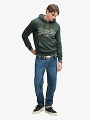 Superdry Green Vl Heritage Relaxed Hoodies - Image 3 of 7