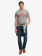 Superdry Grey Vl Heritage Relaxed T-Shirt - Image 3 of 6