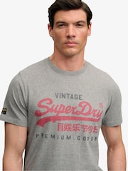 Superdry Grey Vl Heritage Relaxed T-Shirt - Image 4 of 6