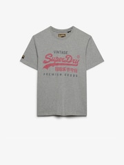 Superdry Grey Vl Heritage Relaxed T-Shirt - Image 6 of 6