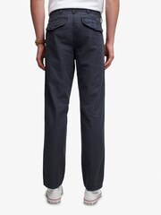 Superdry Black Tapered Washed Chinos - Image 4 of 7