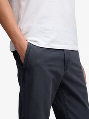 Superdry Black Tapered Washed Chinos - Image 5 of 7