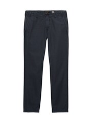 Superdry Black Tapered Washed Chinos - Image 6 of 7