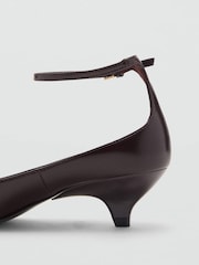 Mango Brown Kitten Heels - Image 4 of 4