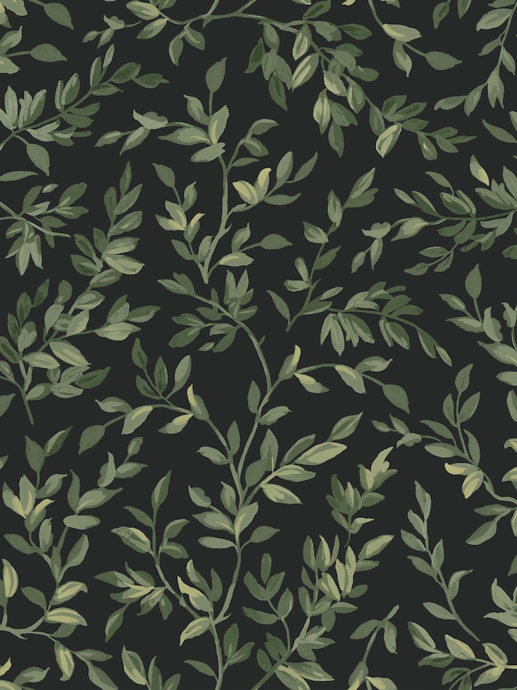 Graham & Brown Night Archivists Leaf 10M Wallpaper - Image 2 of 3 Graham & Brown Night Archivists Leaf 10M Wallpaper - Image 2 of 3