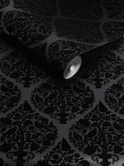 Graham & Brown Noir Woodland Fable 10M Wallpaper - Image 3 of 3