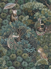 Graham & Brown Emerald Treetop Troop 10M Wallpaper - Image 2 of 3