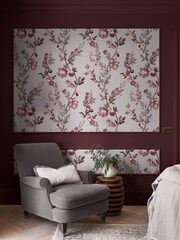 Graham & Brown Pink Allurium 10M Wallpaper - Image 1 of 3