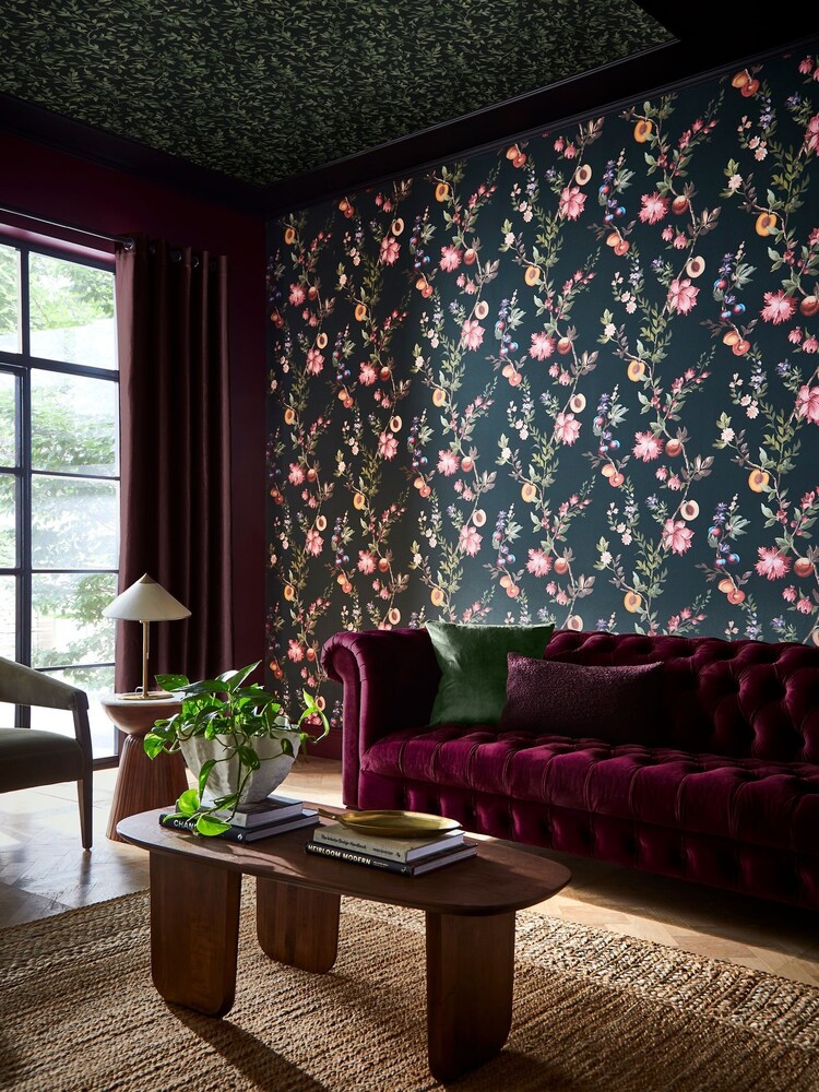 Graham & Brown Black Allurium 10M Wallpaper - Image 1 of 6