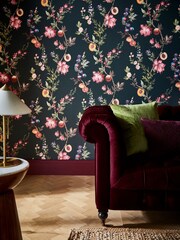 Graham & Brown Black Allurium 10M Wallpaper - Image 4 of 6