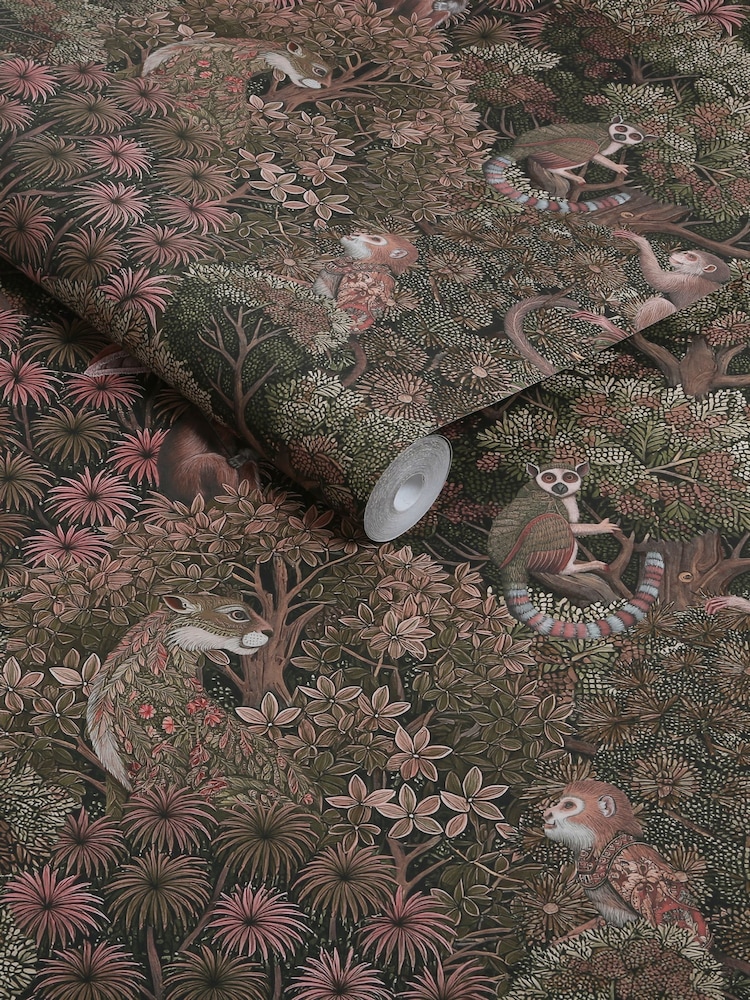 Graham & Brown Damson Treetop Troop 10M Wallpaper - Image 3 of 3