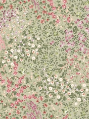 Graham & Brown Sage Painterly Flora 10M Wallpaper - Image 2 of 3
