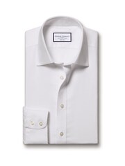 Charles Tyrwhitt White SF Iron Royal Oxford Shirt - Image 4 of 6