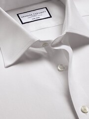Charles Tyrwhitt White SF Iron Royal Oxford Shirt - Image 5 of 6