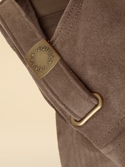 Joules Campbell Mocha Brown Suedette Baseball Cap - Image 6 of 6