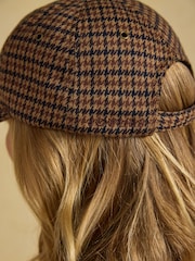 Neutral Houndstooth Jersey - Καπέλο μπέιζμπολ Joules Perry - Εικόνα 2 του 7