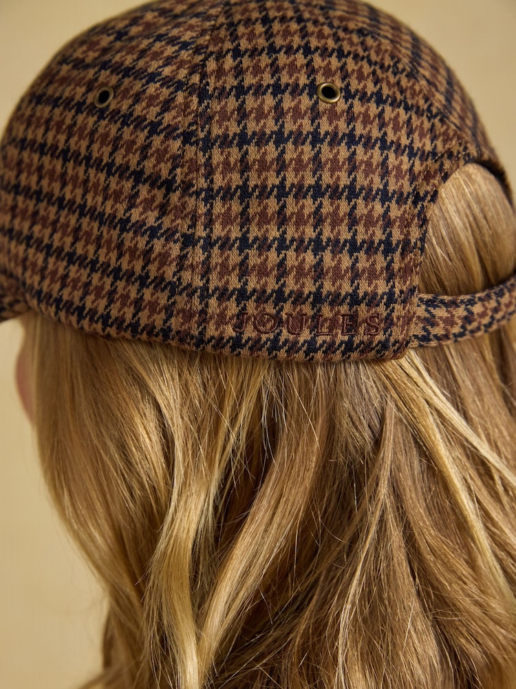 Neutral Houndstooth Jersey - Καπέλο μπέιζμπολ Joules Perry - Εικόνα 2 του 7
