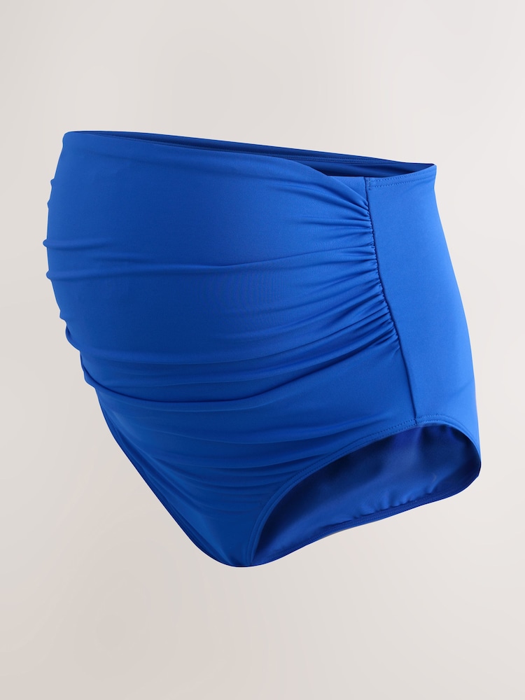 Cobalt Blue Maternity Bikini Bottom - Image 1 of 2