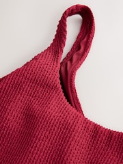 Beerenrot - F-K Scoop Crinkle Swimsuit - Bild 6 von 8