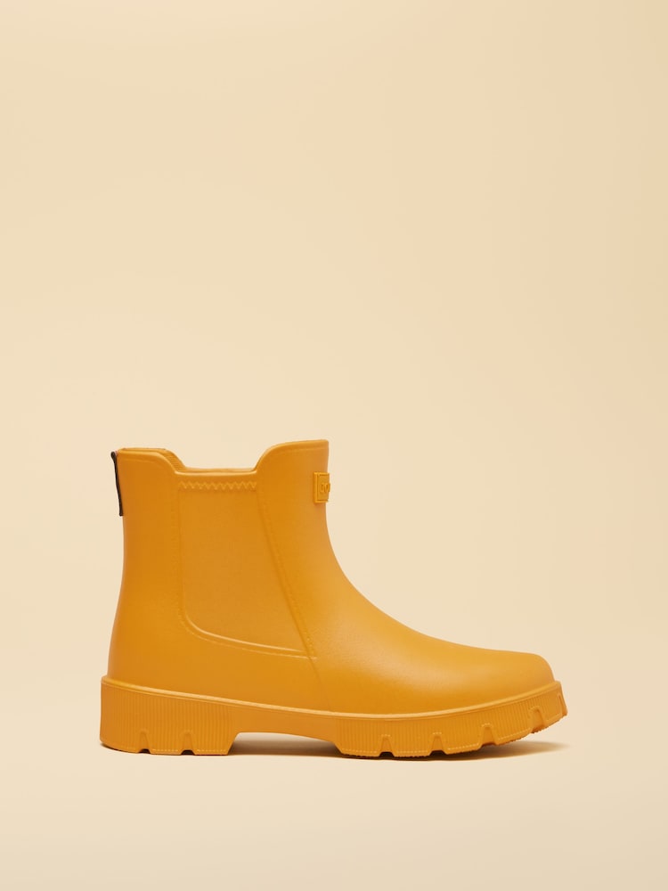 Joules Raindance Ochre Yellow EVA Lightweight Ankle Wellies - Image 2 of 7 Joules Raindance Ochre Yellow EVA Lightweight Ankle Wellies - Image 2 of 7