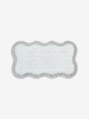 Grey Soft Scallop Washable Doormat - Image 1 of 1