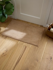 Natural Cosy Washable Shaggy Doormat - Image 2 of 6