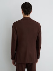 Reiss Chocolate Brown Mineral Suit Jackets - Image 5 of 7