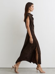 Reiss Black/Brown Harlie Dresses - Image 1 of 7