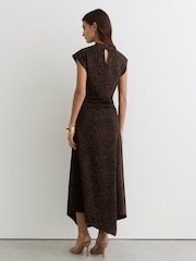 Reiss Black/Brown Harlie Dresses - Image 5 of 7
