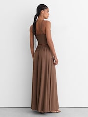 Reiss Taupe Brown Eloise Dresses - Image 6 of 7