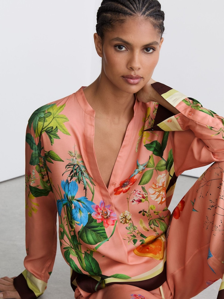 Reiss Pink Milos Top - Image 1 of 6