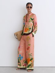 Reiss Pink Milos Top - Image 3 of 6