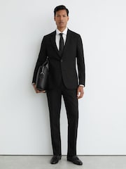 Nero - Reiss - Blazer da abito monopetto sartoriale per laurea - Immagine 6 di 9