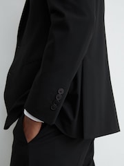 Nero - Reiss - Blazer da abito monopetto sartoriale per laurea - Immagine 7 di 9