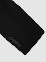 Nero - Reiss - Blazer da abito monopetto sartoriale per laurea - Immagine 8 di 9