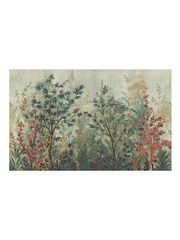 Graham & Brown Evergreen Forest in Bloom Fixed Size Mural 4m x 2.5m - Image 2 of 2