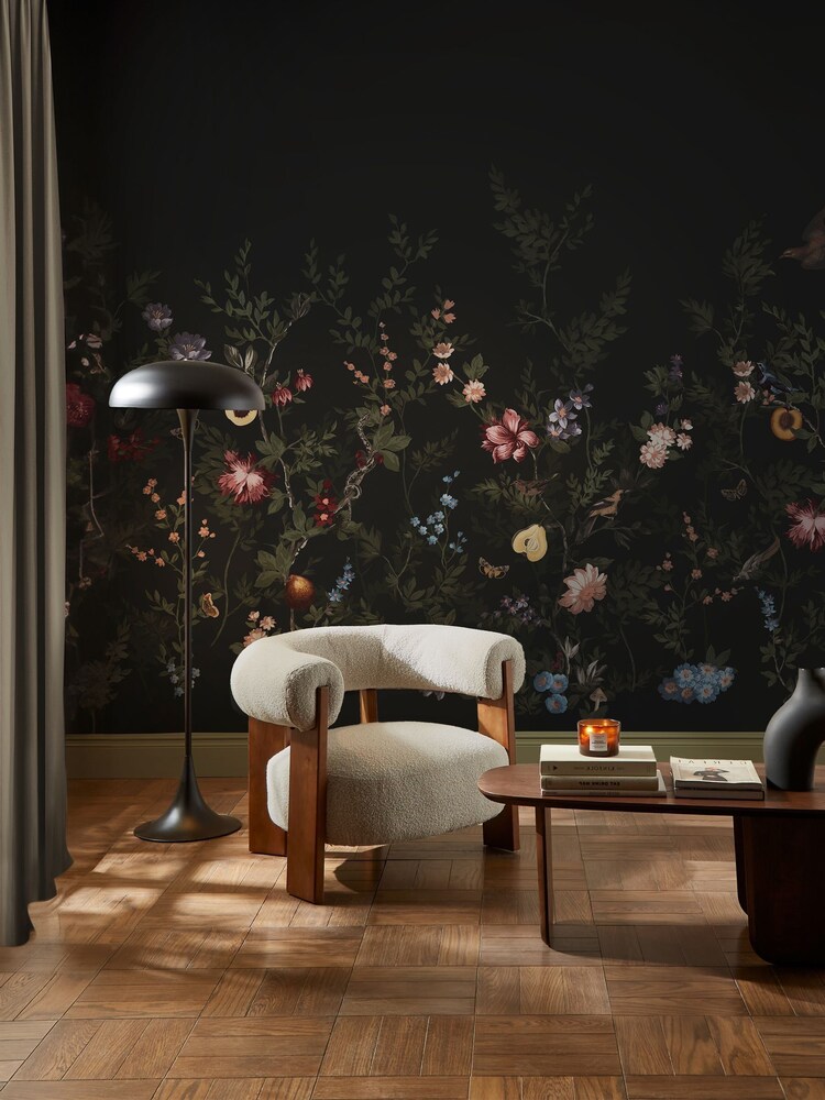 Graham & Brown Night Allurium Fixed Size Mural 4m x 2.5m - Image 1 of 2