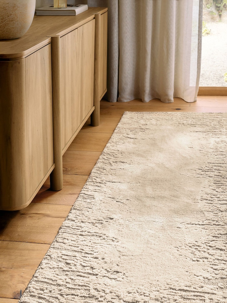 Natural Aria Blended Border Runner - Image 2 of 5 Natural Aria Blended Border Runner - Image 2 of 5