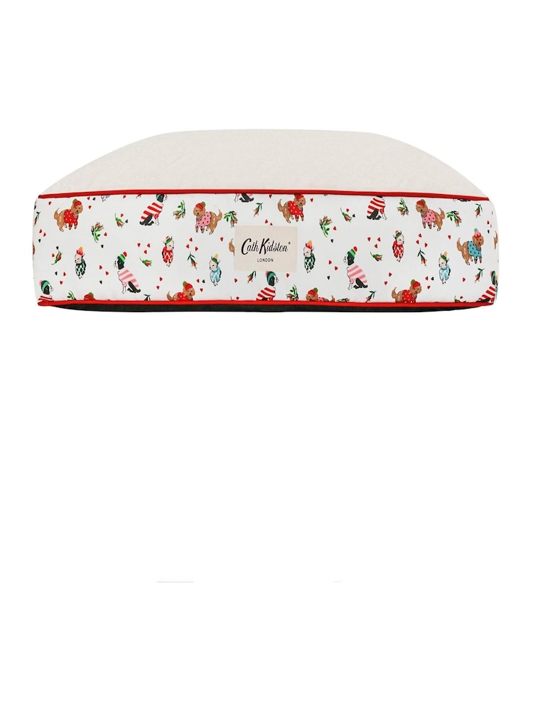 Cath Kidston Green and White and Pink Hearts and Roses Medium Large Mattress - Image 1 of 3