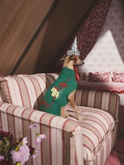 Cath Kidston Green Hearts and Roses Pet Medium Large Jumper - Image 2 of 6