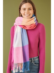 Yumi Herringbone Oversize Scarf - Imagen 1 de 3