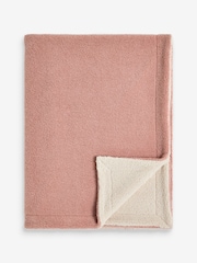 Pink Borg Throw Fleece - Image 4 of 5