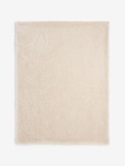 Light Natural Faux Fur Shearling Throws - Image 1 of 2
