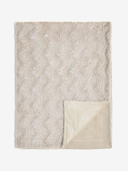 Light Natural Cosy Swirl Throws - Image 3 of 6
